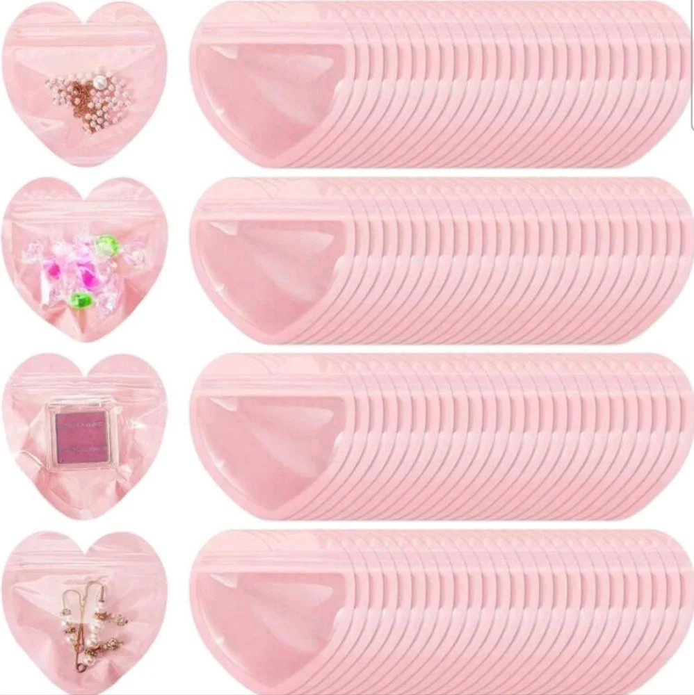 💕 $6 Bundled Pink Heart-Shaped Jewelry Organizers